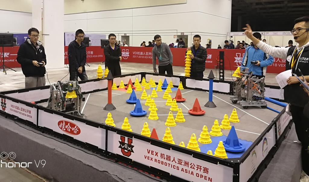西安交大vex机器人队在20172018vex机器人亚洲公开赛中获佳绩
